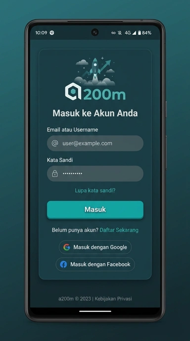 Panduan Masuk Akun a200m untuk Pengguna Android