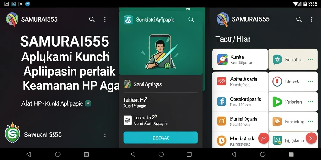 Tampilan antarmuka utama SAMURAI555 yang modern dan mudah digunakan.